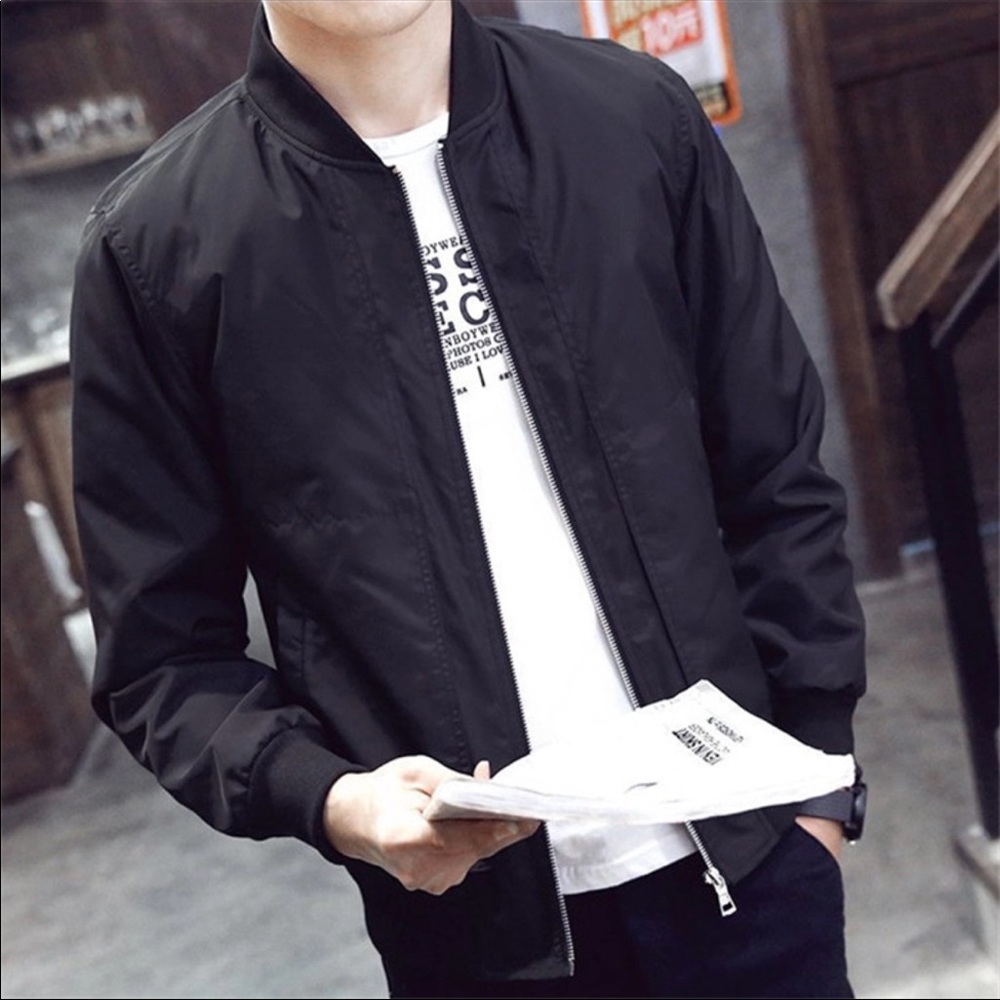 ▪️Black Bomber Jacket